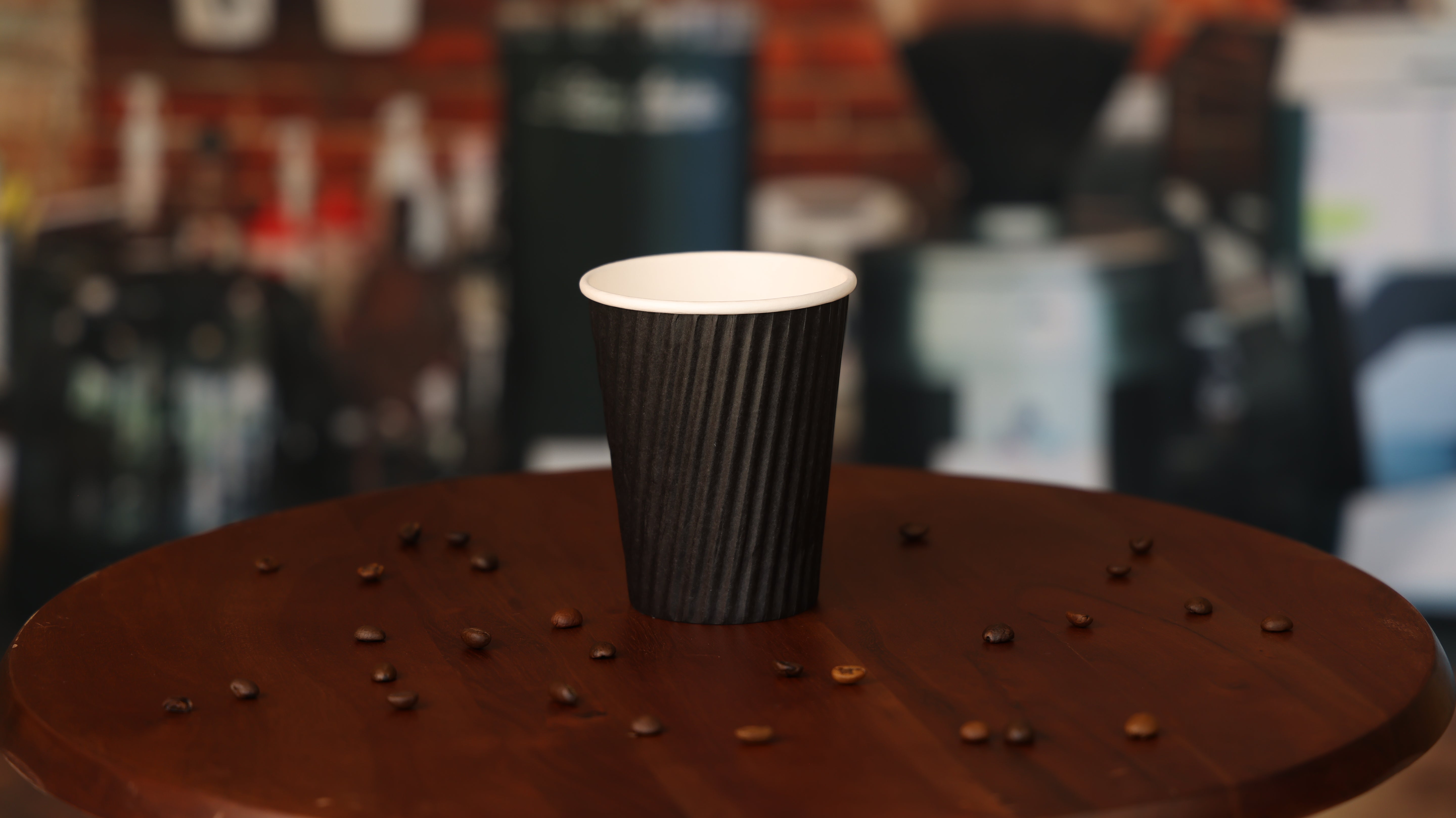 Ripple Paper Cup | Double Walled | Black