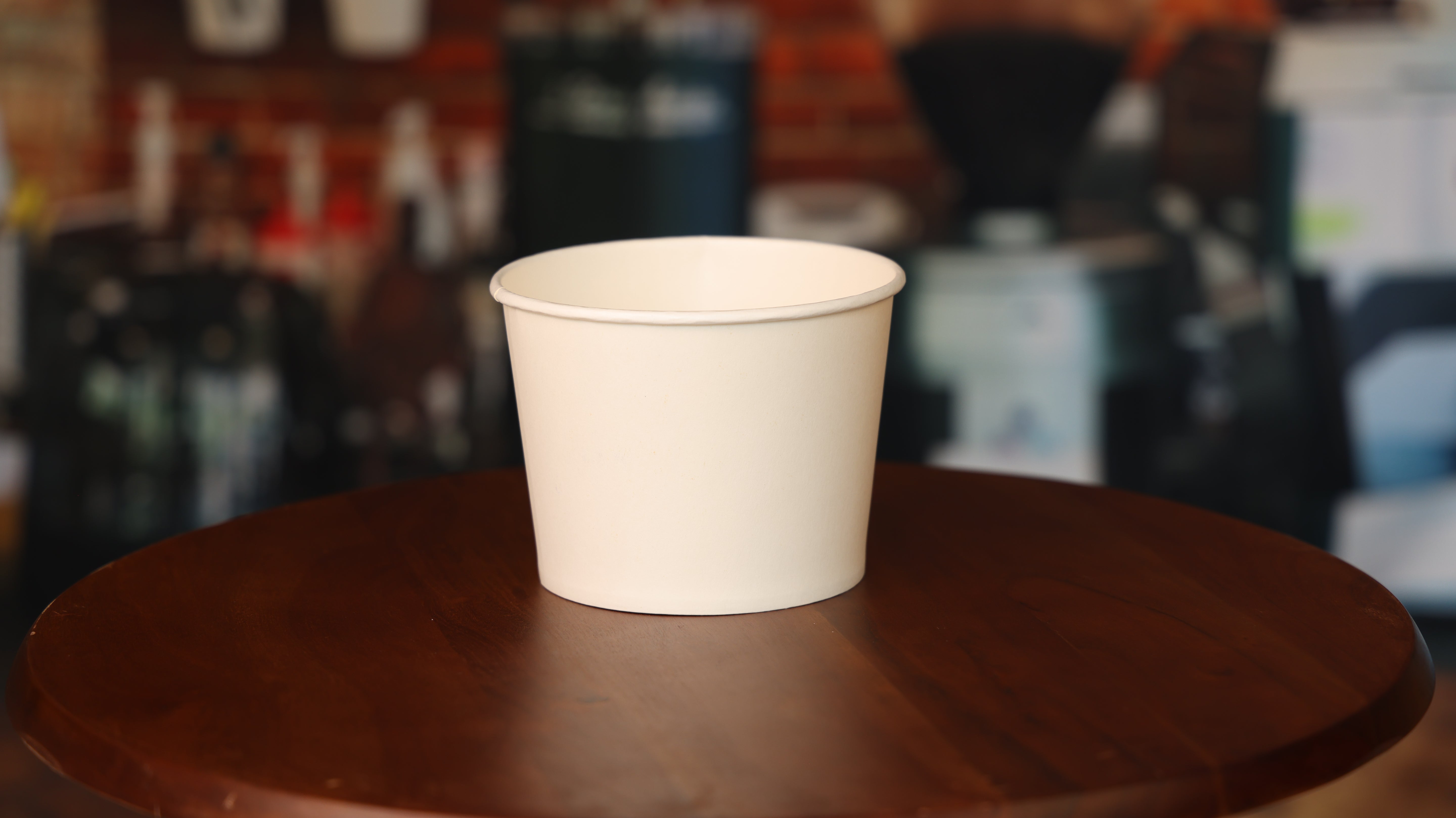 Paper Food Container | Round | White