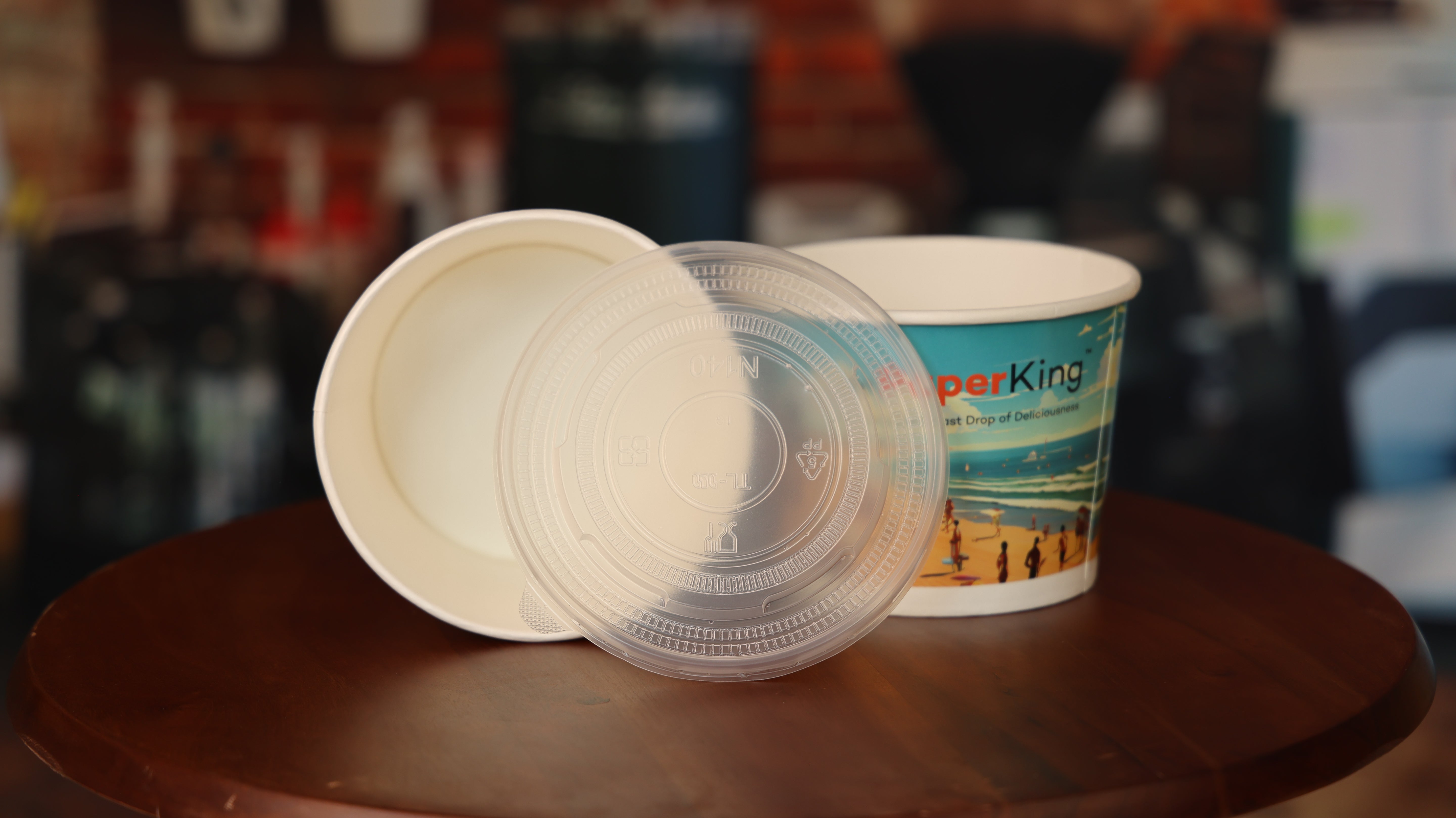 Lid for Round Paper Food Container