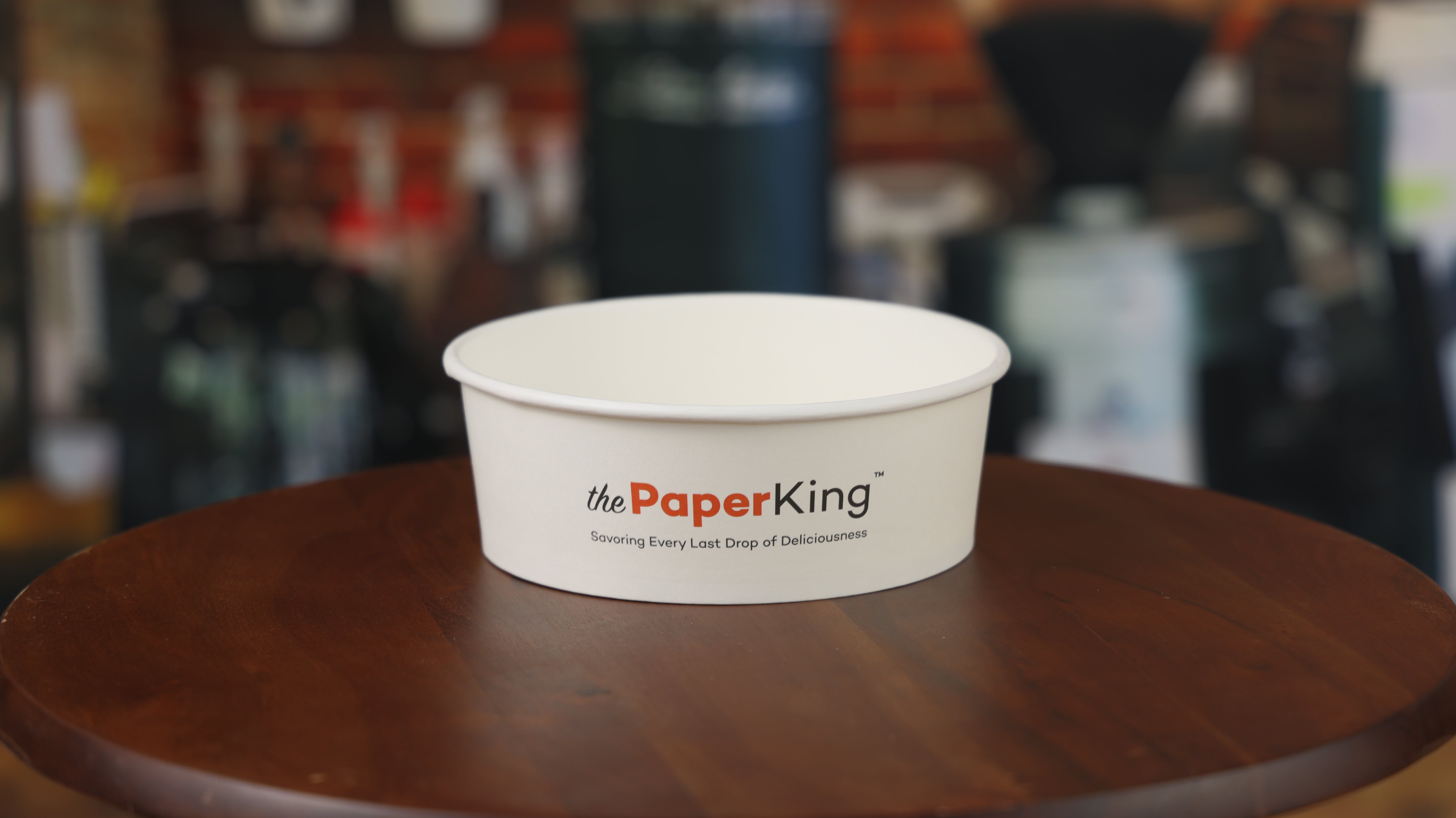 Custom Paper Food Container | Round | White