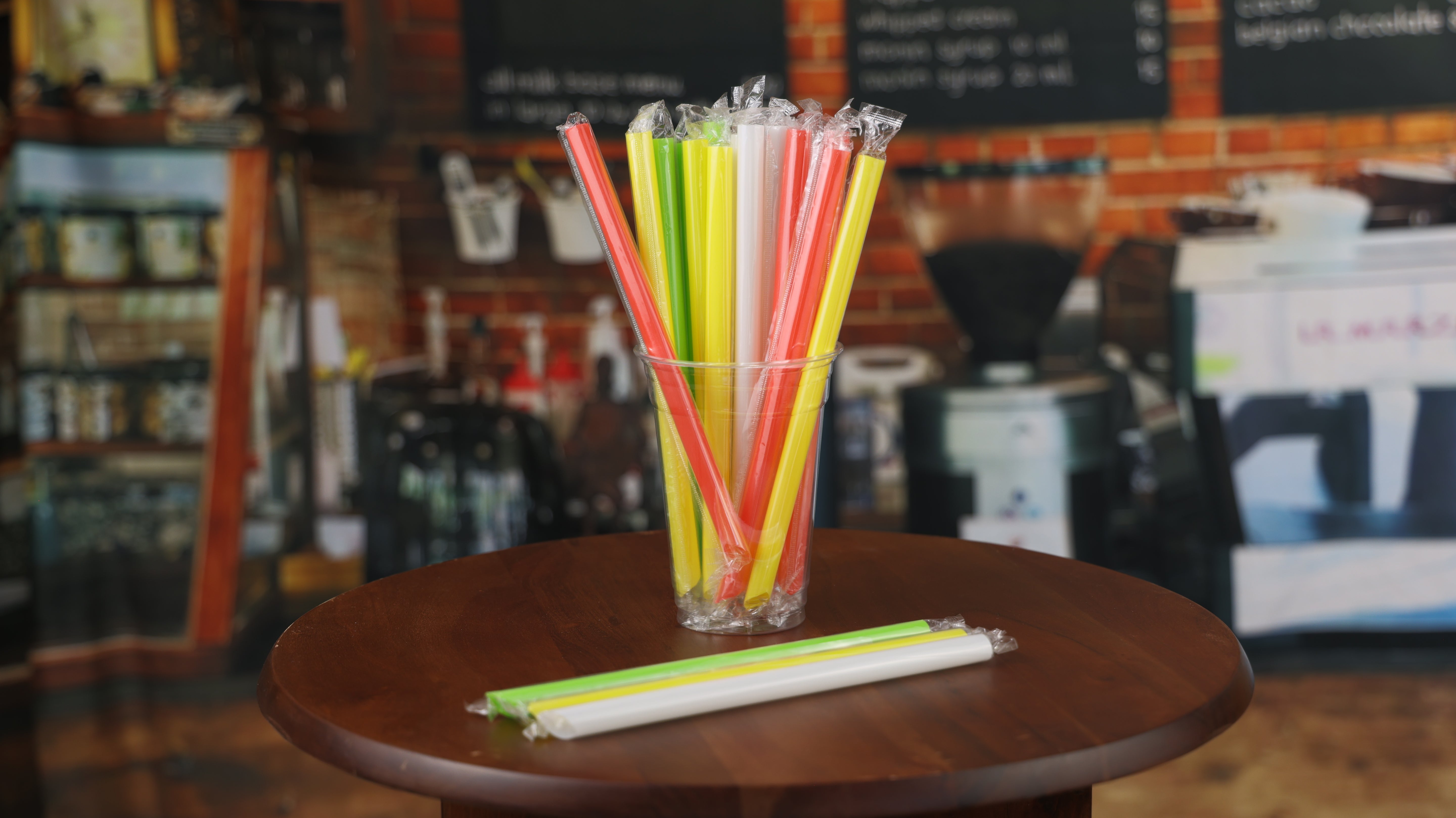 Mixed Multicolor Straws | Jumbo