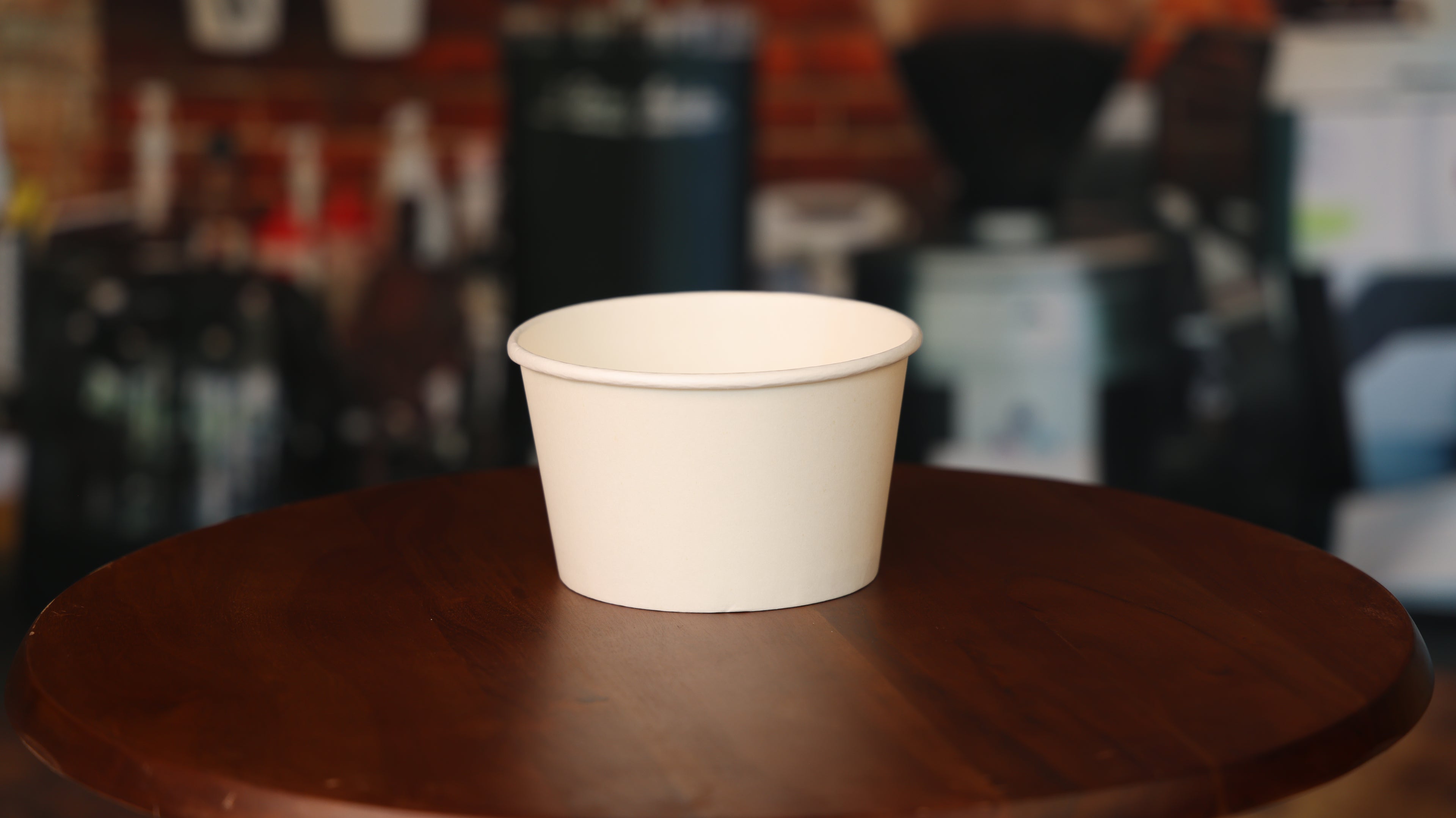 Paper Food Container | Round | White