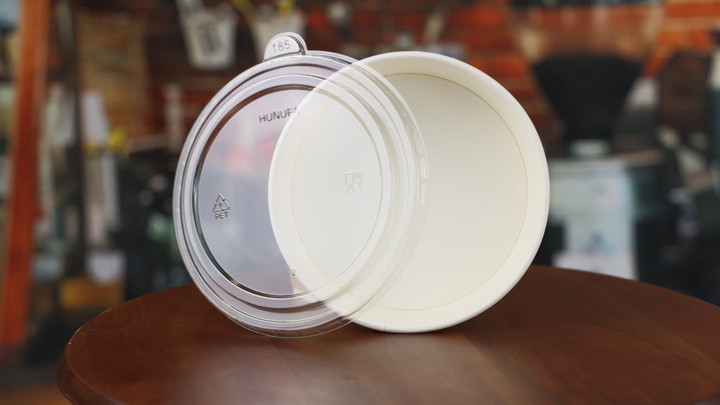 Custom Paper Food Container | Round | White