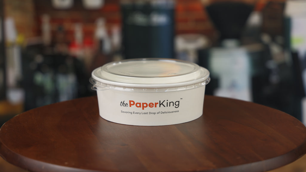 Custom Paper Food Container | Round | White